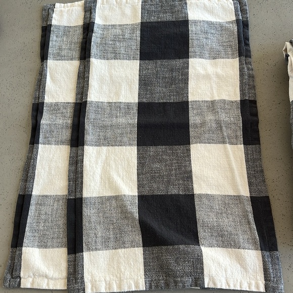 Pottery Barn Bryce Buffalo Check Cotton Charcoal King Duvet and 2 King Shams. - Picture 8 of 10